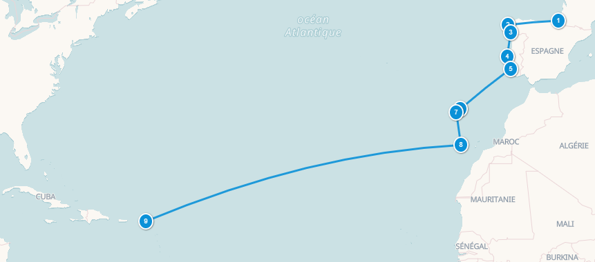 You are currently viewing 4 – Du 24/02 au 16/03/2022 TRANSATLANTIQUE